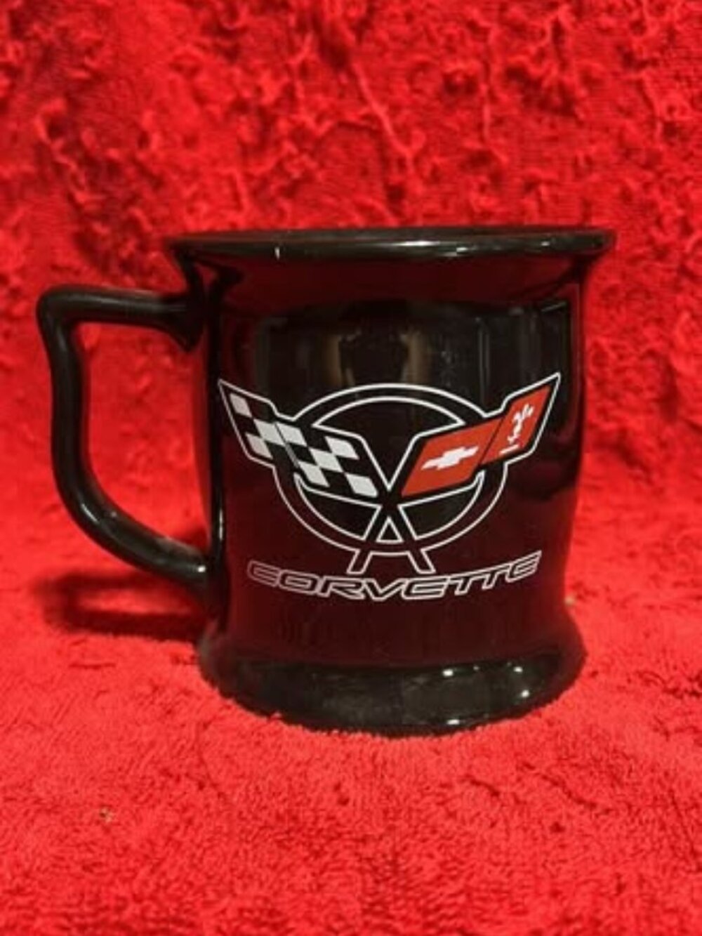 Corvette Black Coffee Mug GM Officially Licensed